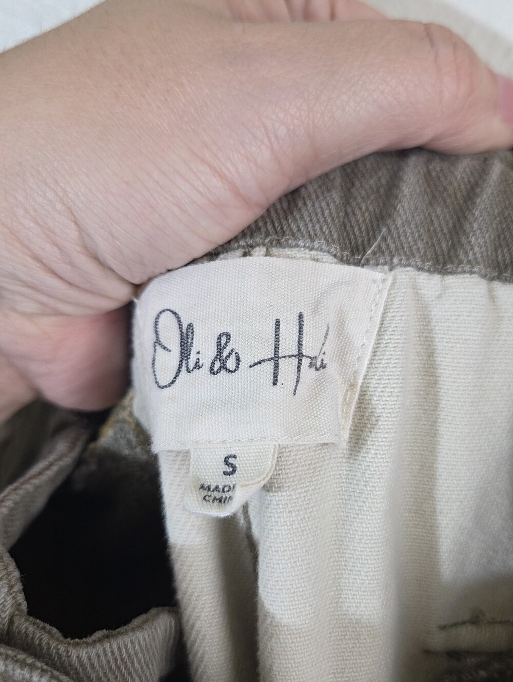 Olive & Hali Y2K Cargo Pants Womens S Patchwork Utility Multi Pocket Cropped - Picture 10 of 10